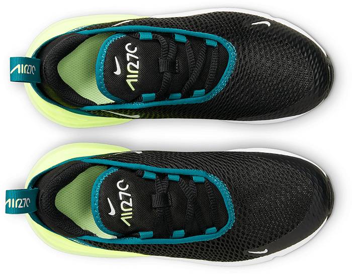  Nike Preschool Air Max 270 React PS BQ0102 004 - Size 1Y Black/ Black/Black