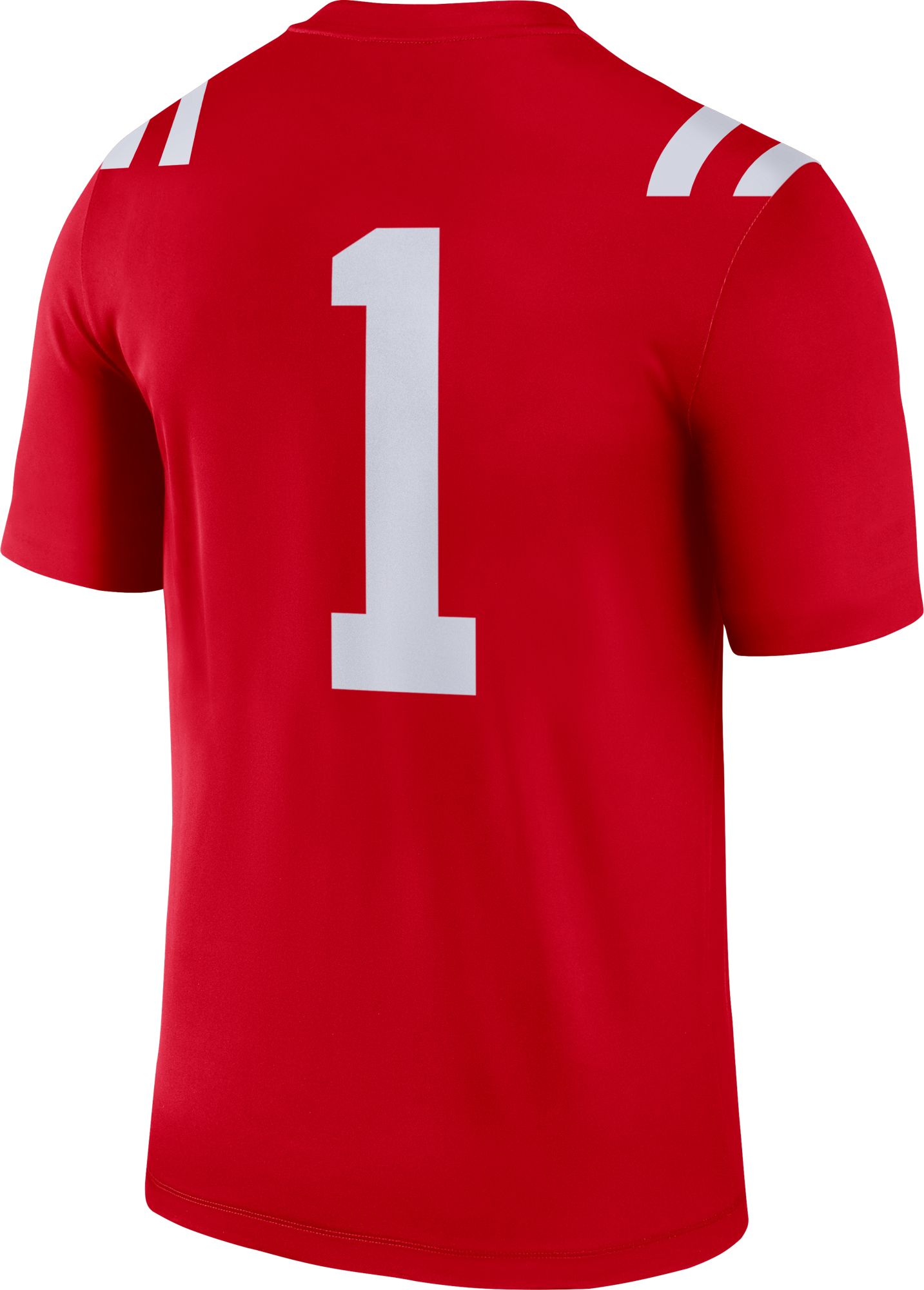 Nike Men's Ole Miss Rebels #1 Red Dri-FIT Legend Football Jersey product image