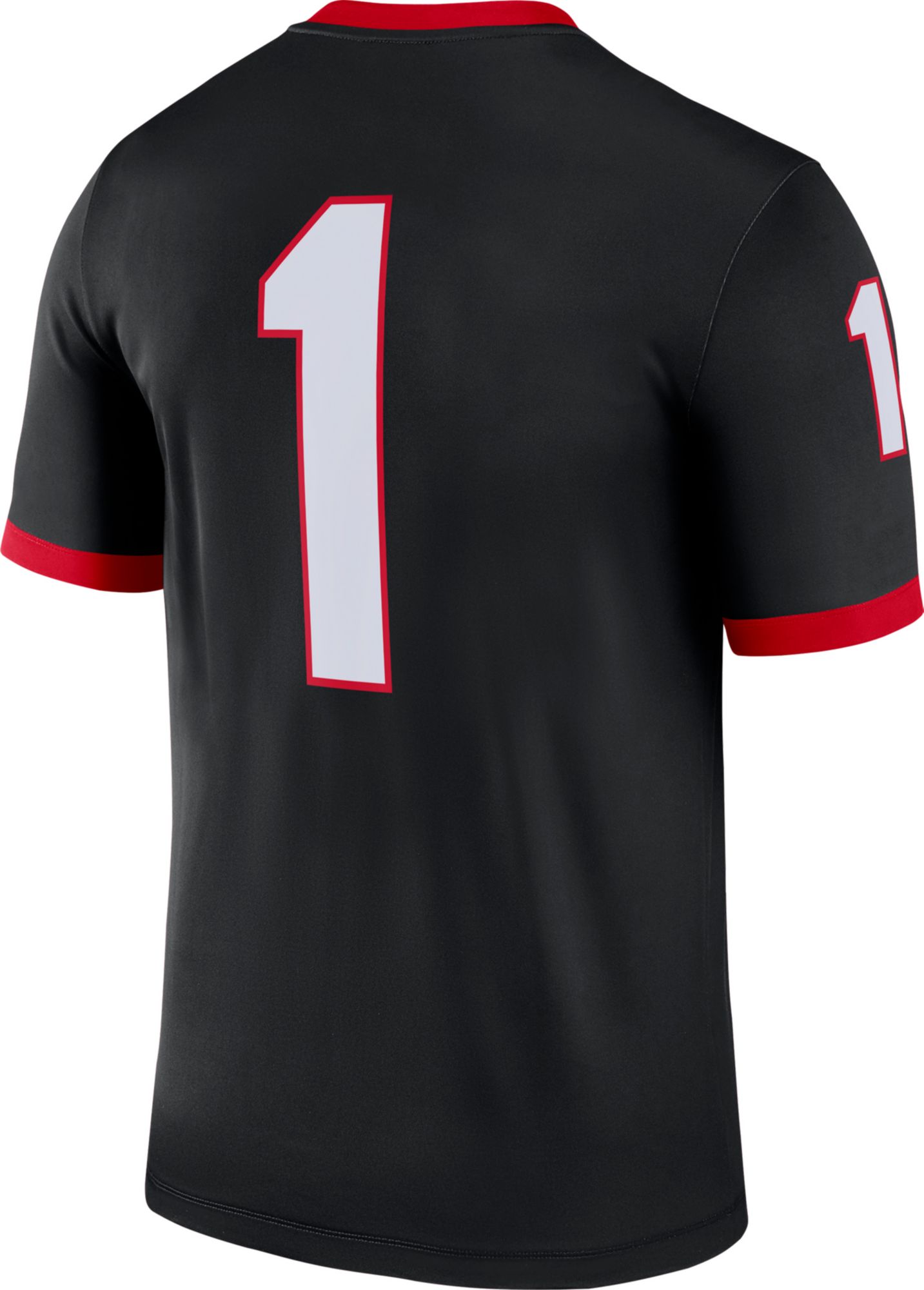 Nike Men's Georgia Bulldogs #1 Dri-FIT Legend Football Black Jersey product image