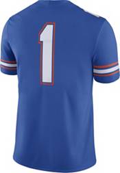 Jordan Men's Florida Gators #1 Blue Dri-FIT Game Football Jersey product image