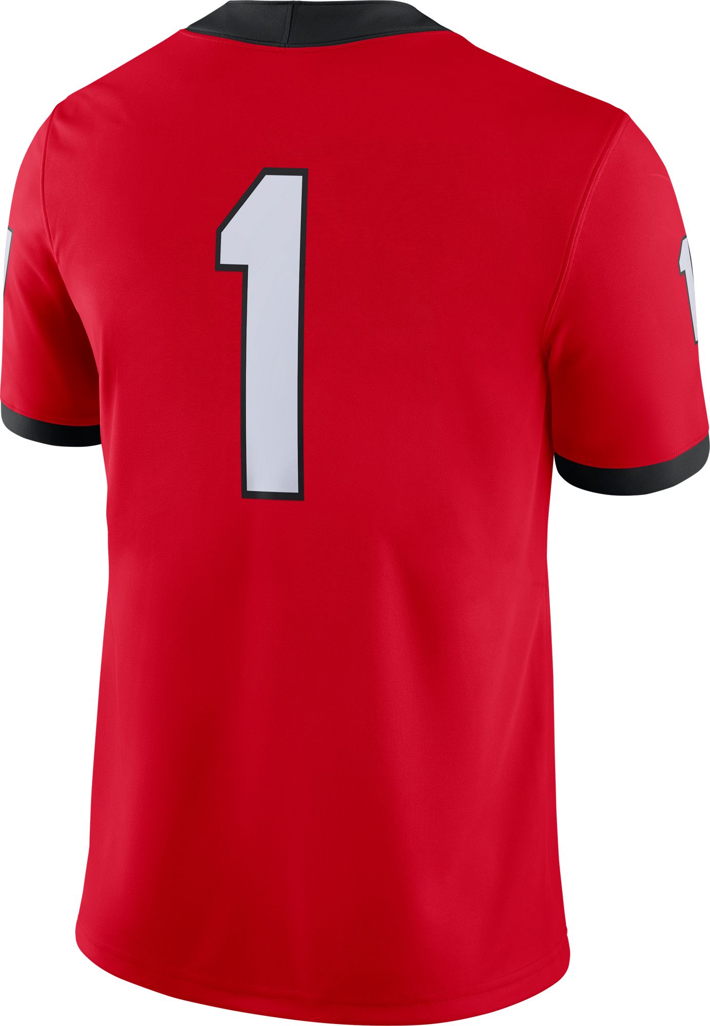 Nike Men's Georgia Bulldogs #1 Red Dri-FIT Game Football Jersey product image