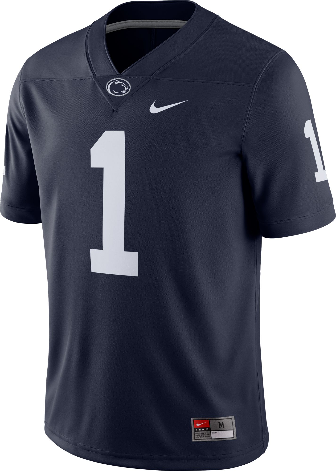 Nike Men's Penn State Nittany Lions #1 Blue Dri-FIT Game Football Jersey product image