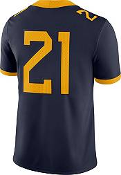 Nike Men's West Virginia Mountaineers #21 Blue Dri-FIT Game Football Jersey product image