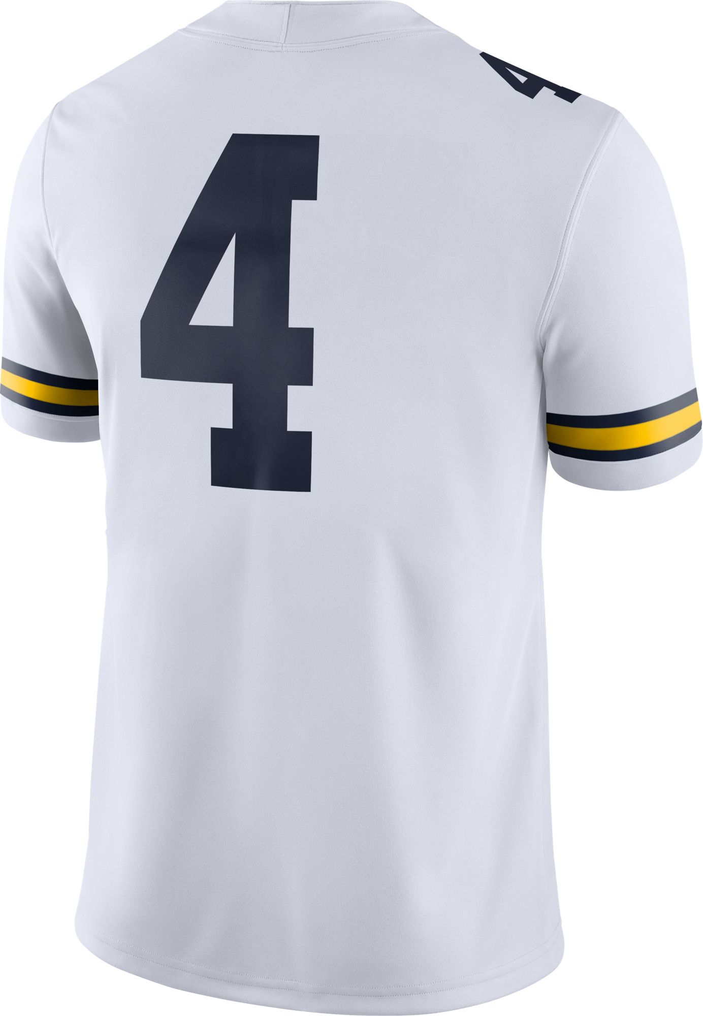 Jordan Men's Michigan Wolverines #4 Dri-FIT Game Football White Jersey product image