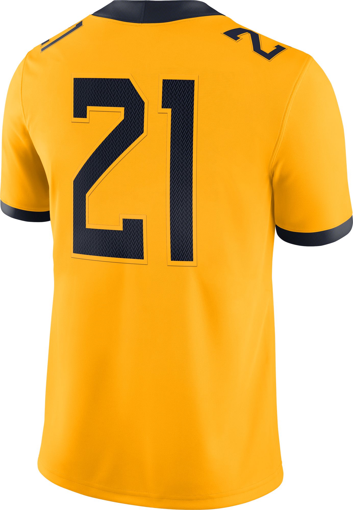 Nike Men's West Virginia Mountaineers #21 Gold Alternate Dri-FIT Game Football Jersey product image