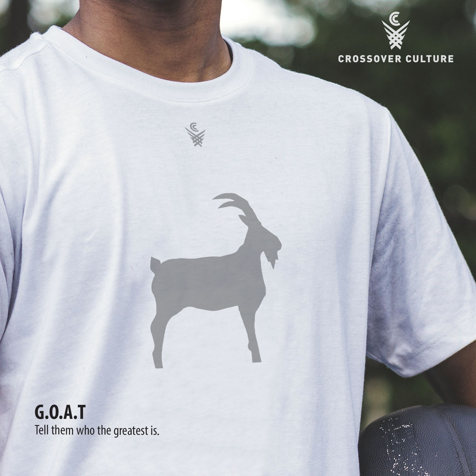 Crossover Culture Men's G.O.A.T. Short Sleeve T-Shirt product image