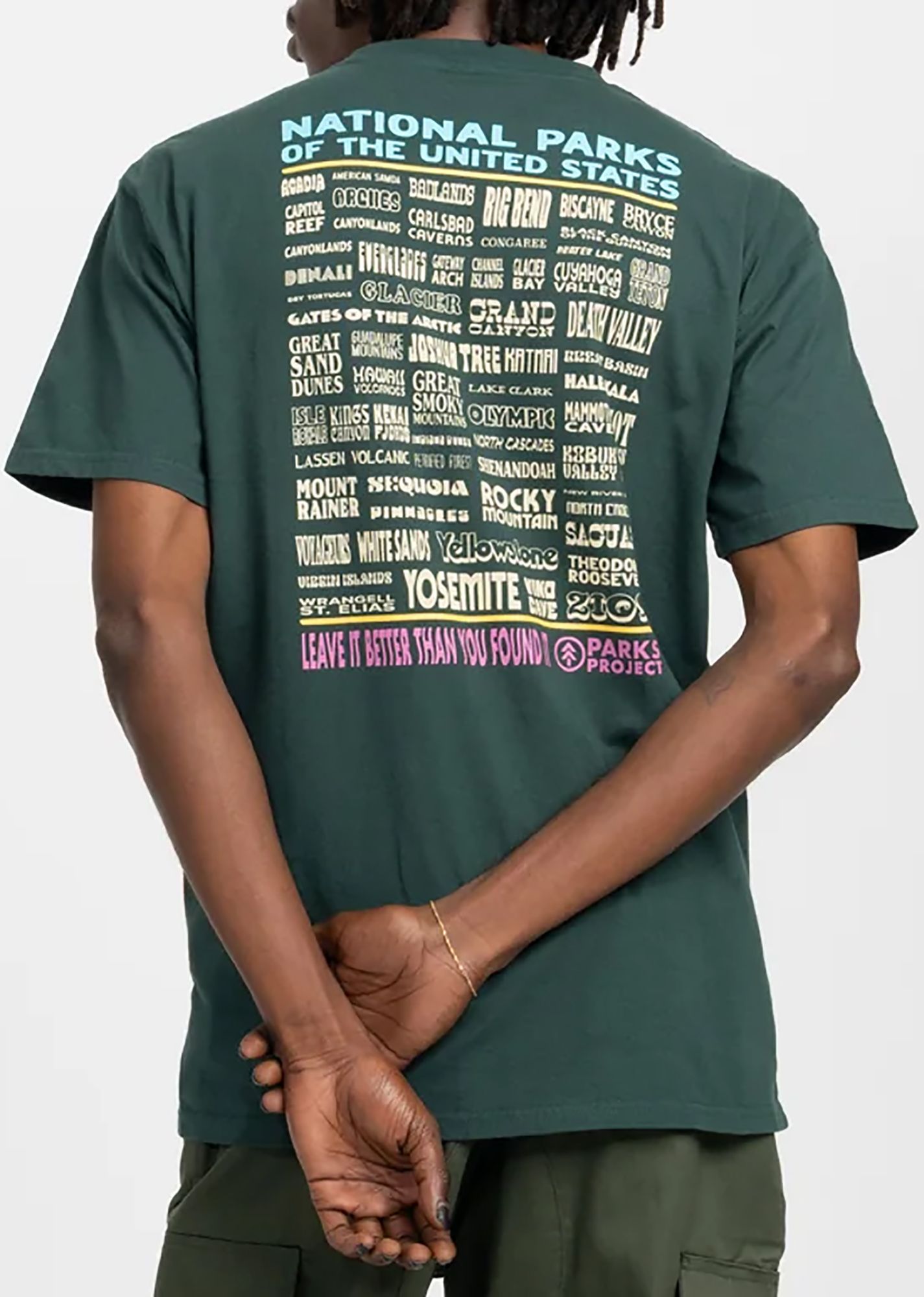 Parks Project Unisex National Parks Lineup Pocket T-Shirt product image