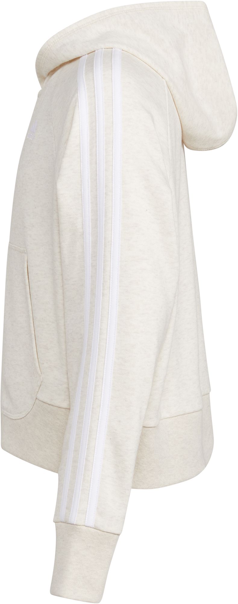 adidas Girls' 3-Stripe Hooded French Terry Sweatshirt product image