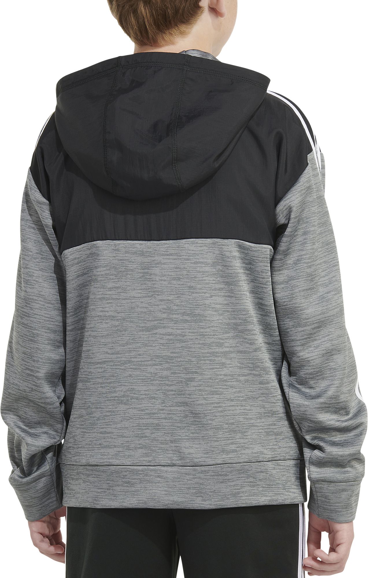 adidas Boys' Melange Mix Fleece Hoodie product image