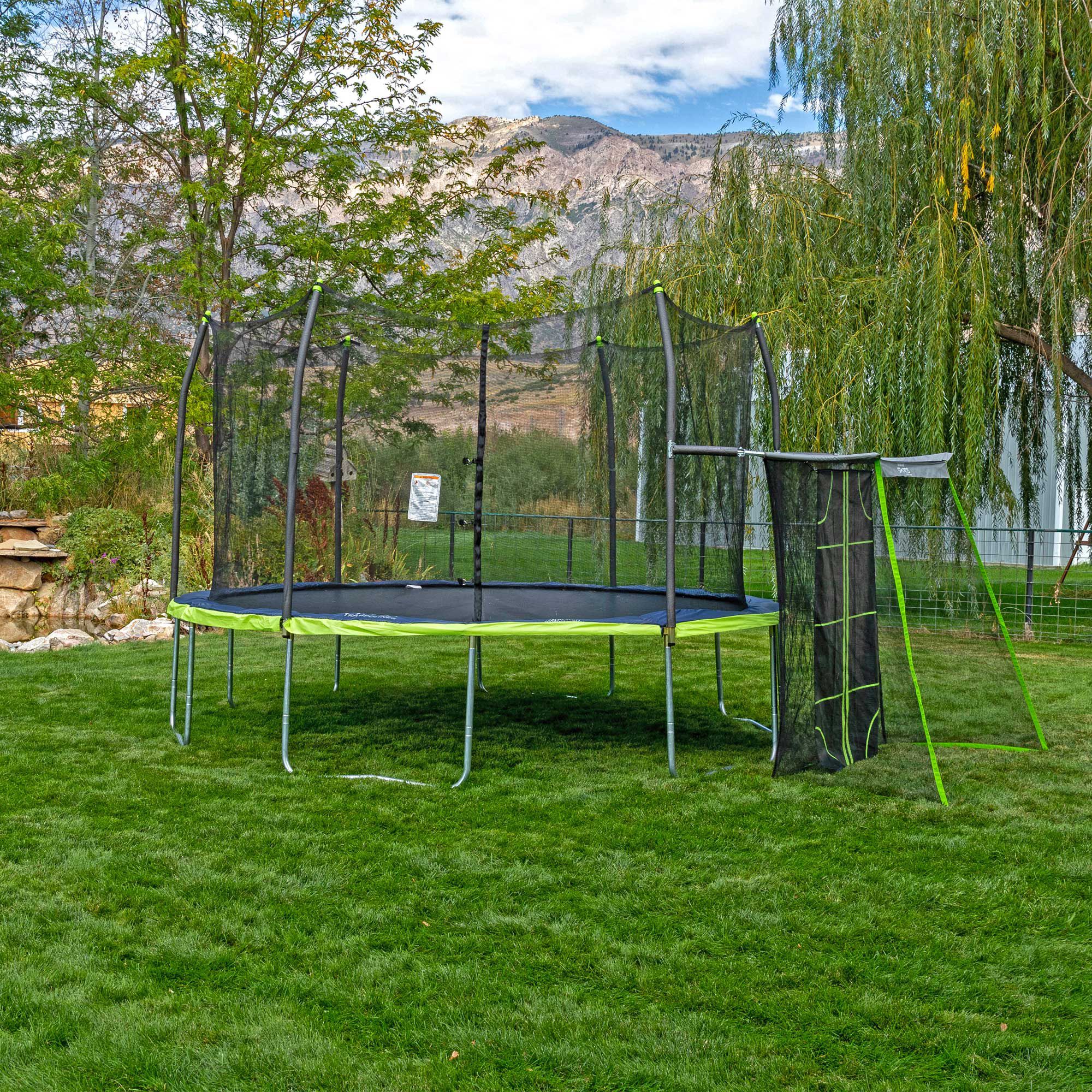 Skywalker ActivPlay 15 Foot Oval Trampoline with Sports Net product image