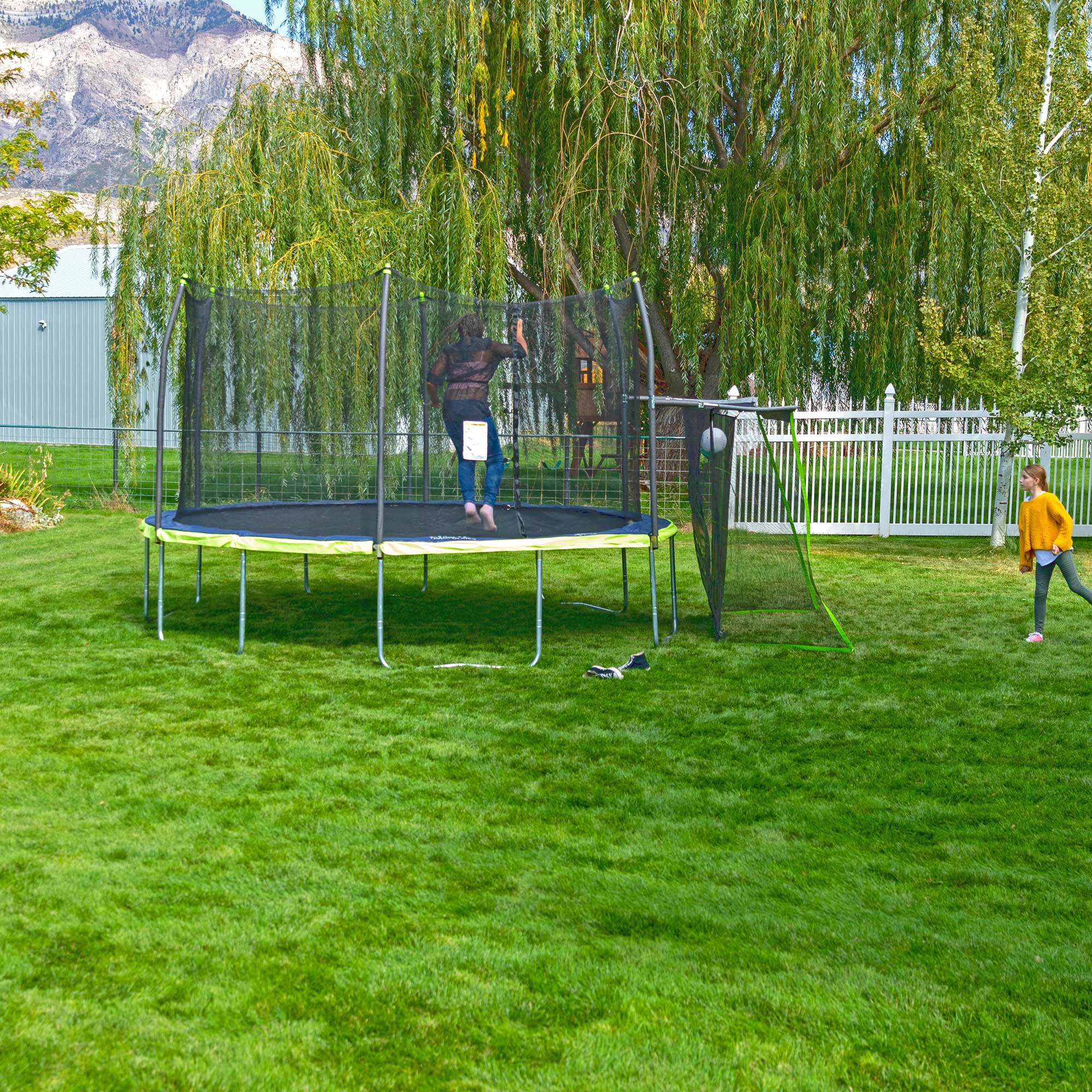 Skywalker ActivPlay 15 Foot Oval Trampoline with Sports Net product image