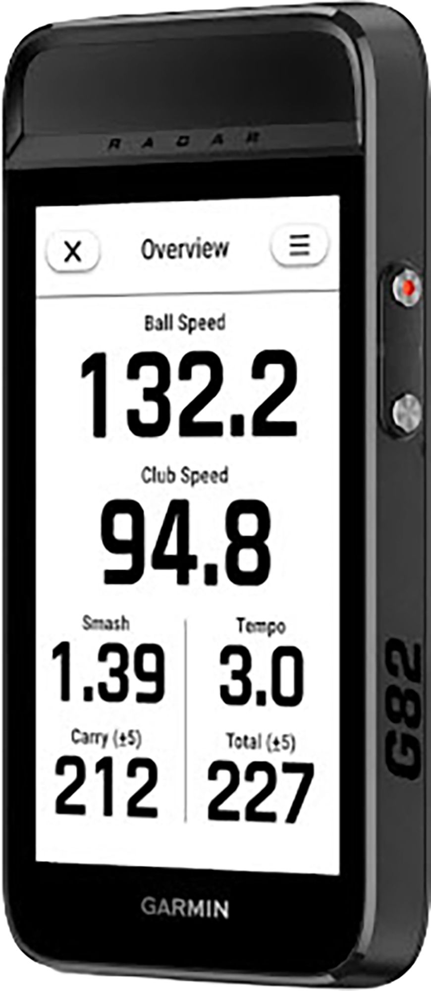 Garmin Approach G82 Launch Monitor and Premium GPS Golf Handheld product image
