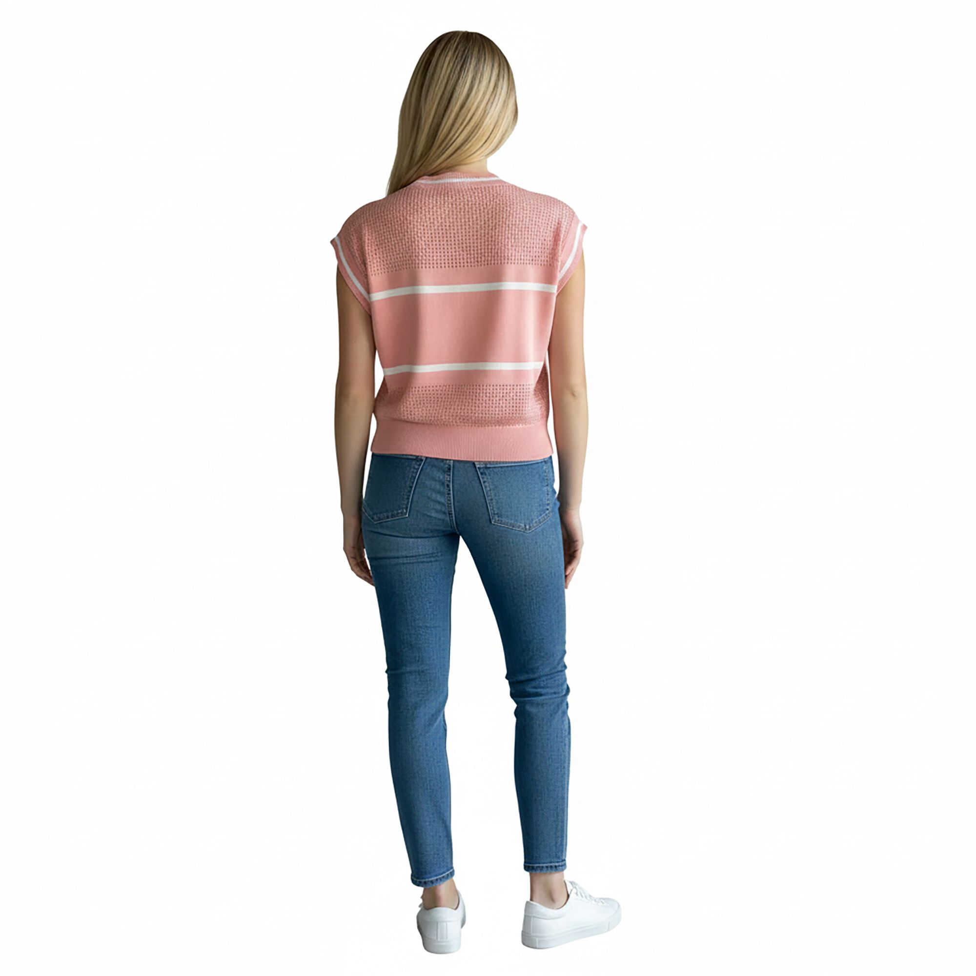 Lusso Women's Angel City FC Pink Salem Sweater Vest product image