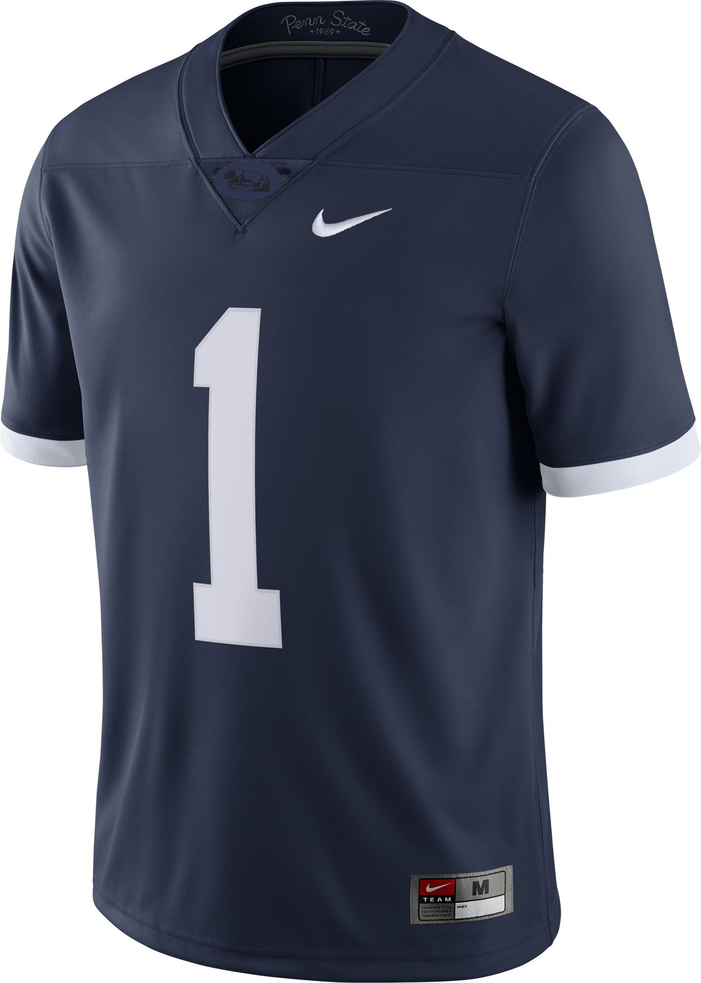 Nike Men's Penn State Nittany Lions #1 Blue Dri-FIT Limited Football Jersey product image