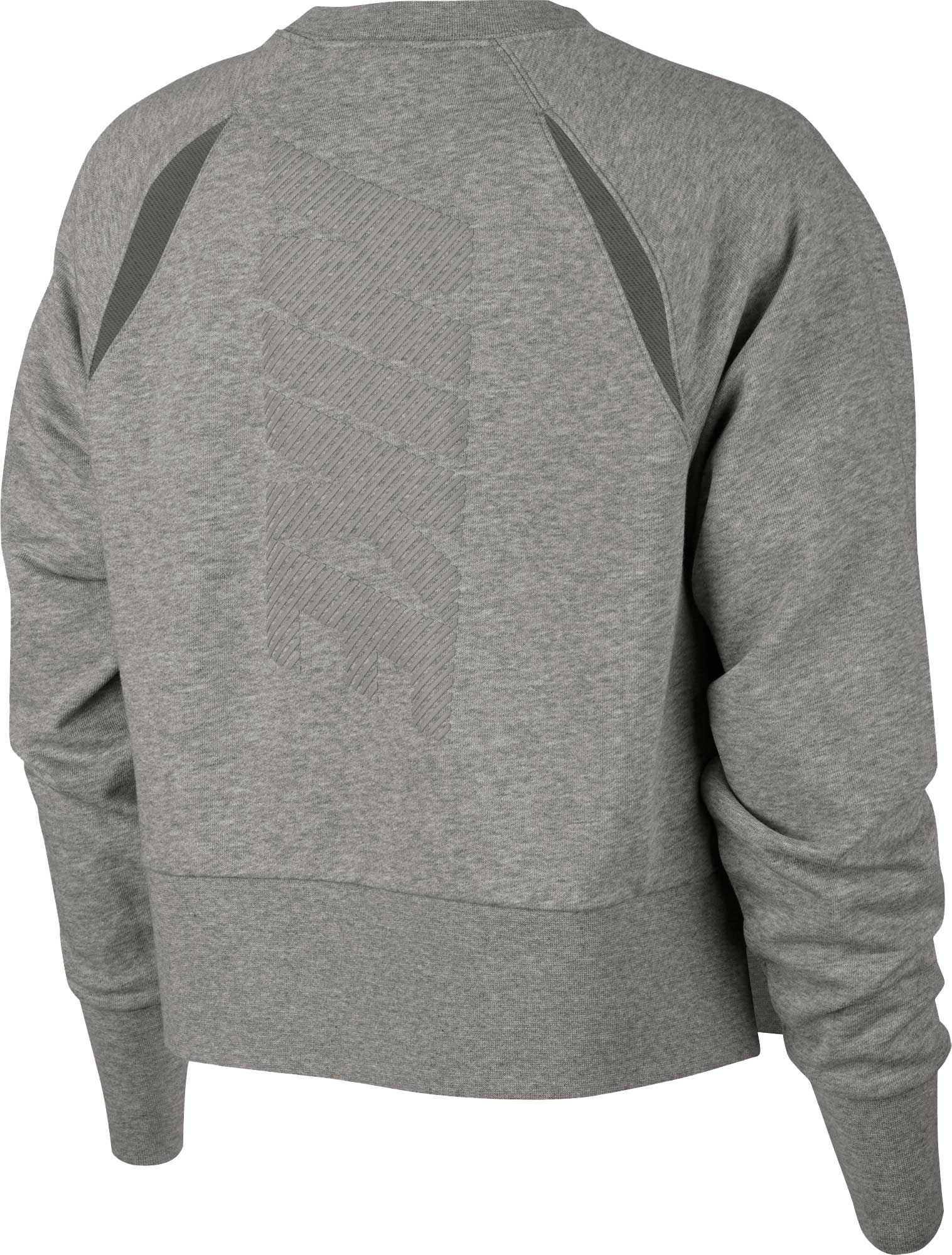 nike women's versa slash training crew pullover