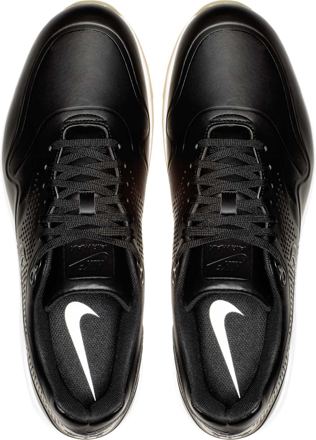 Nike Black Leather Shoes Mens