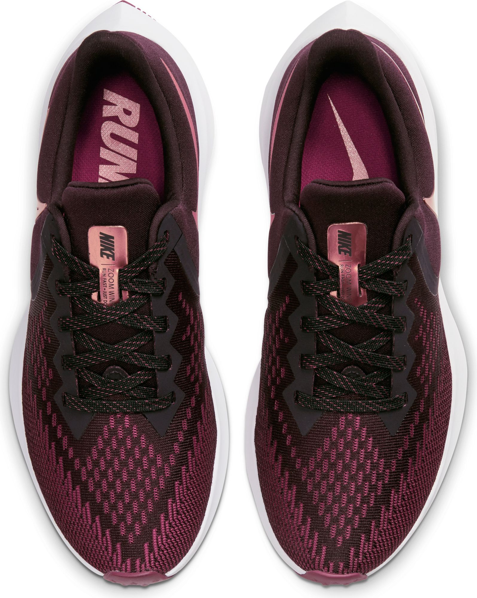 burgundy nikes womens