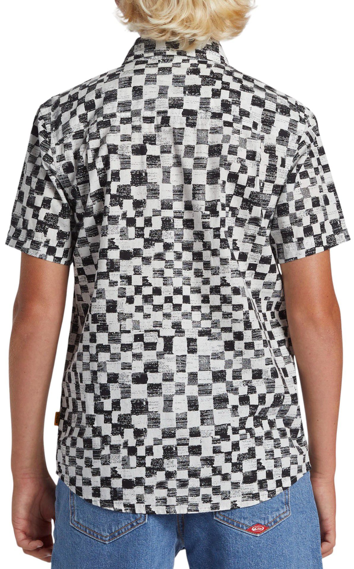 Quiksilver Boys' Saturn Distort Short Sleeve Woven Shirt product image