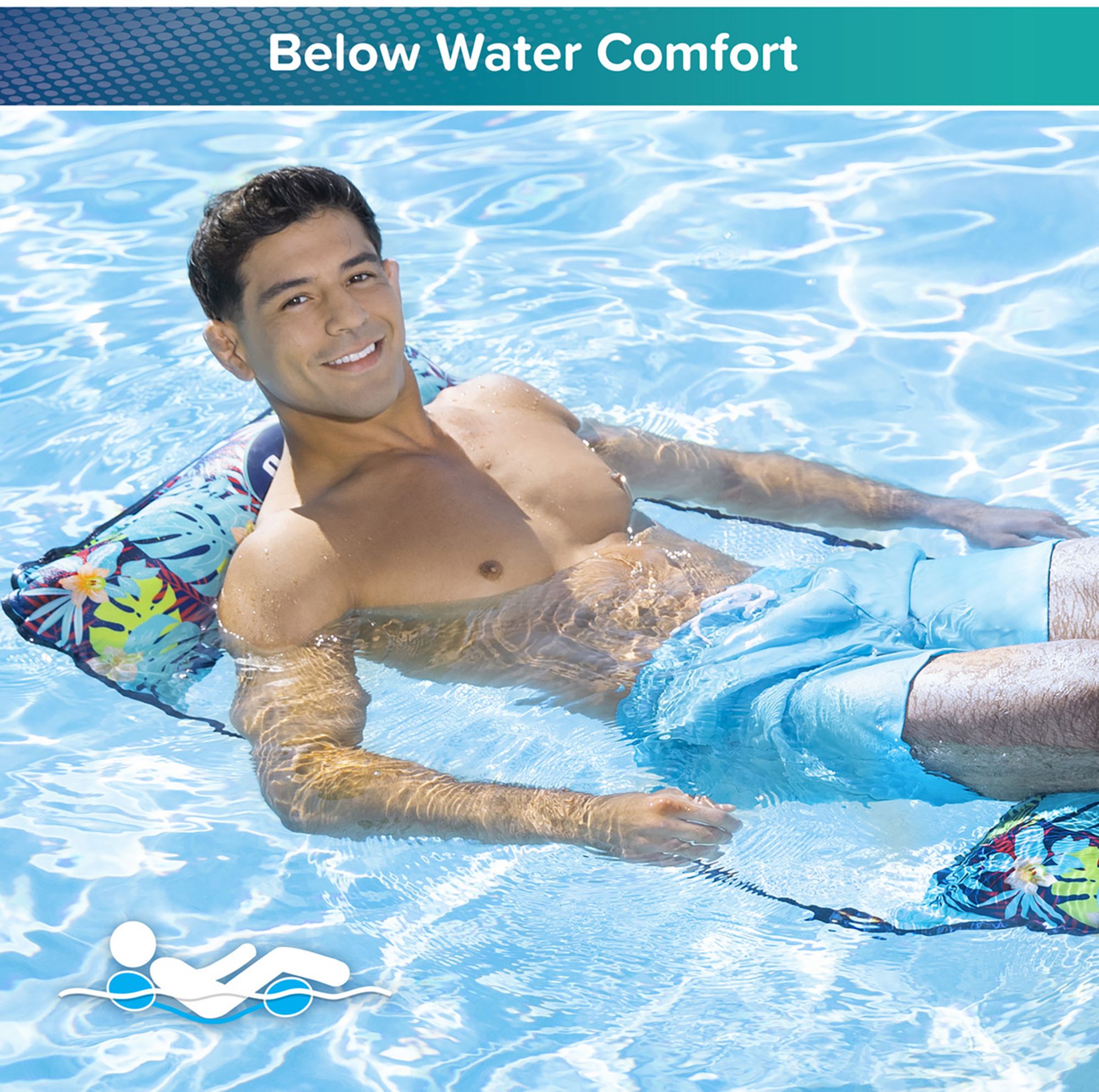 Aqua Leisure SofTek 4-in-1 Hammock Jungle Pool Float product image