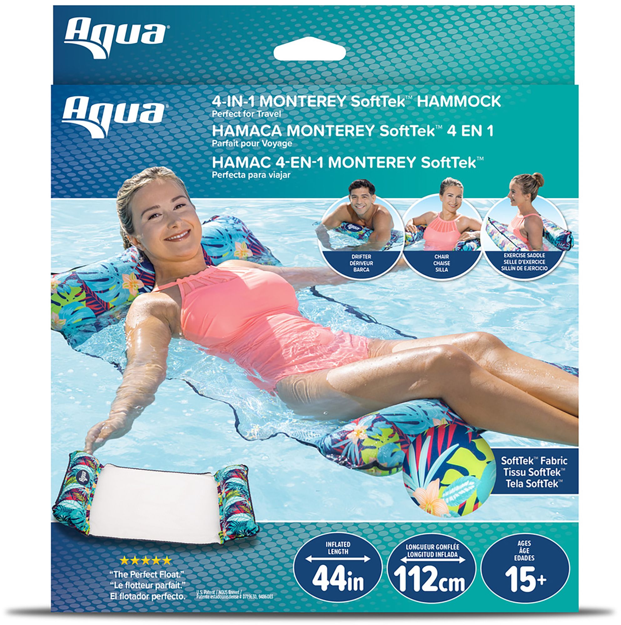 Aqua Leisure SofTek 4-in-1 Hammock Jungle Pool Float product image