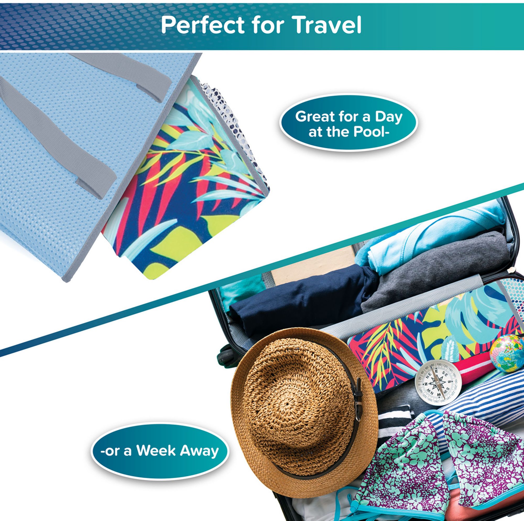 Aqua Leisure SofTek Lux Noodle Chair Jungle Pool Float product image