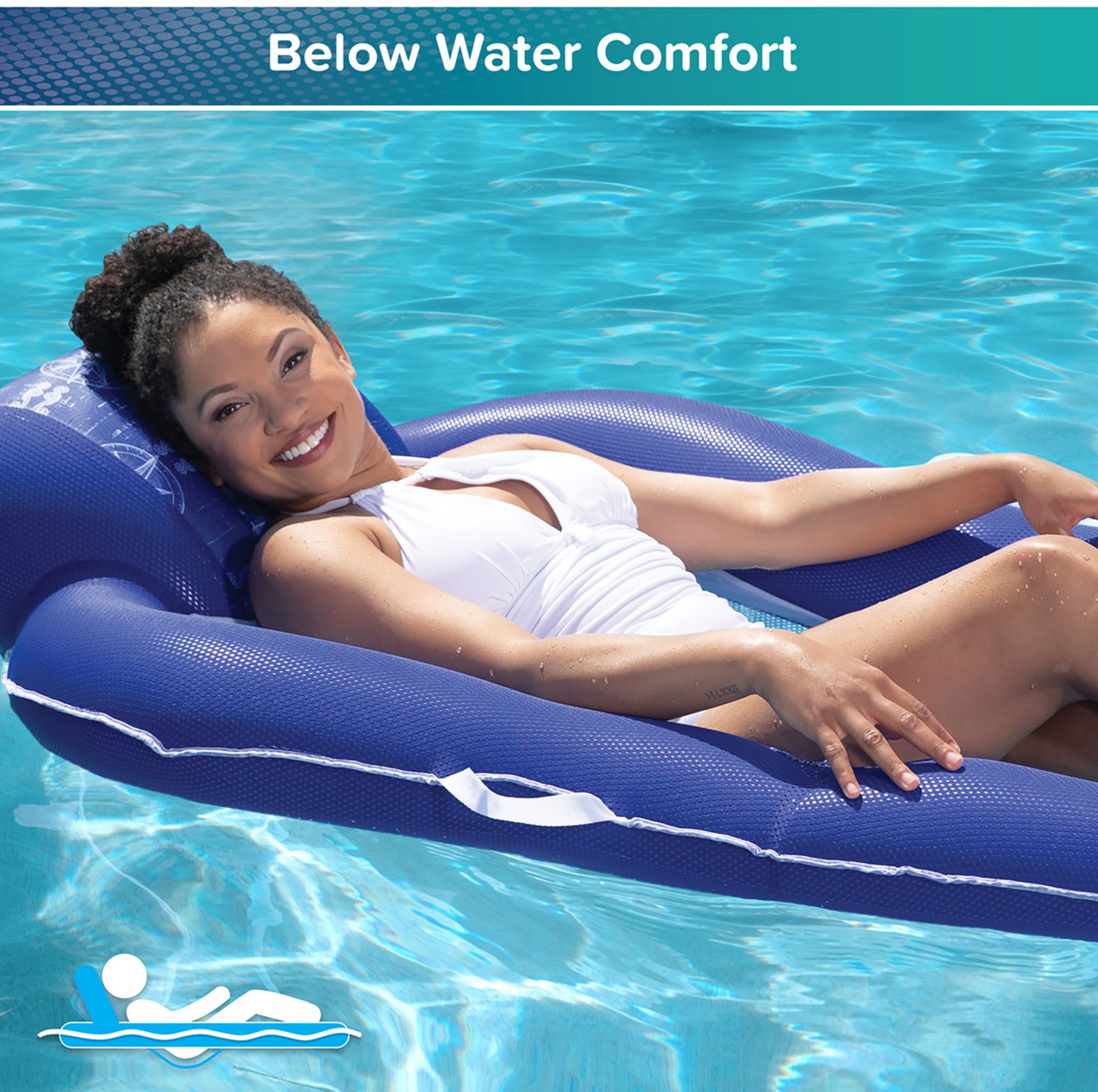 Aqua Leisure Luxury Lounge Royal Compass Pool Float product image