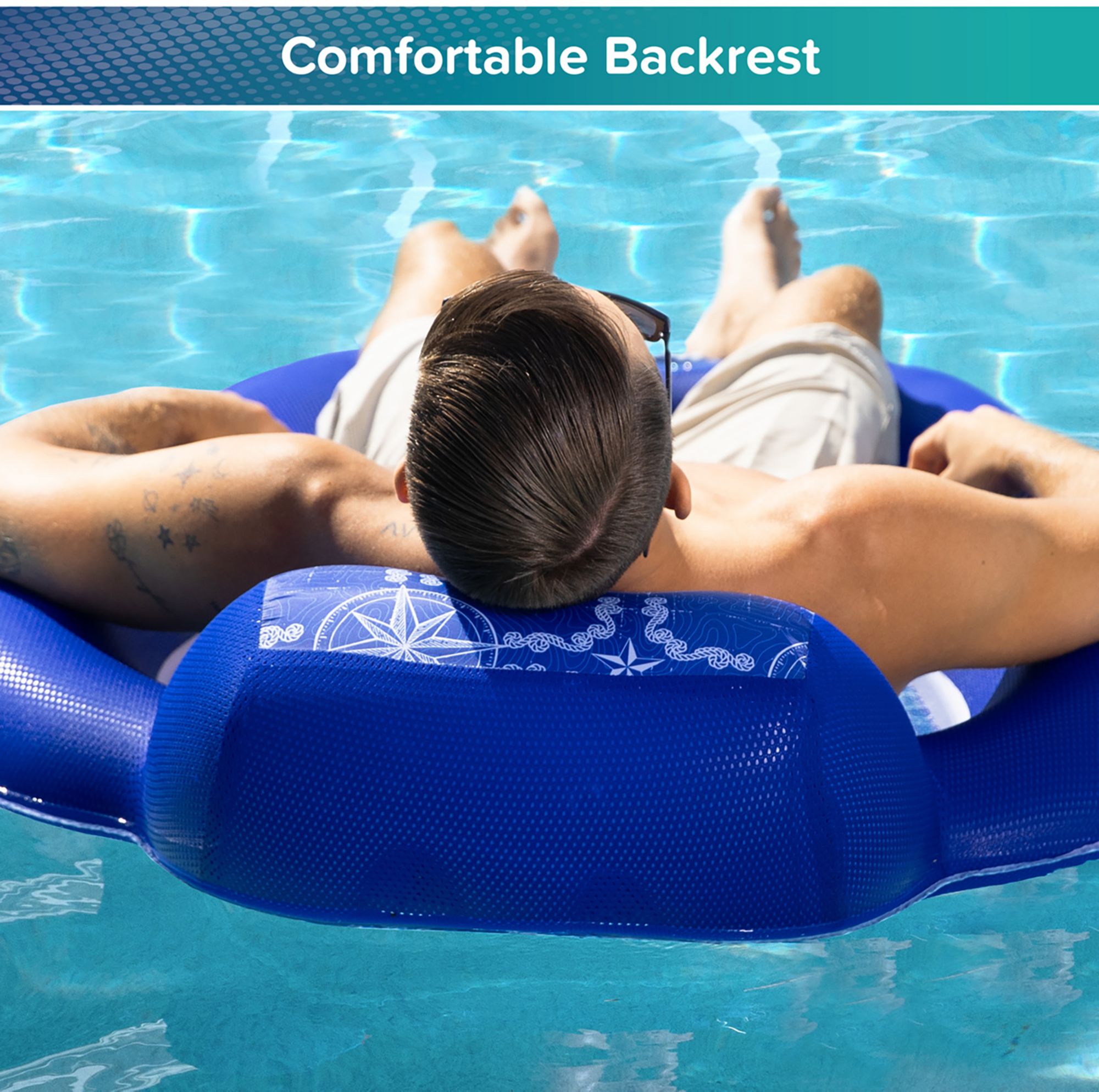 Aqua Leisure Luxury Lounge Royal Compass Pool Float product image