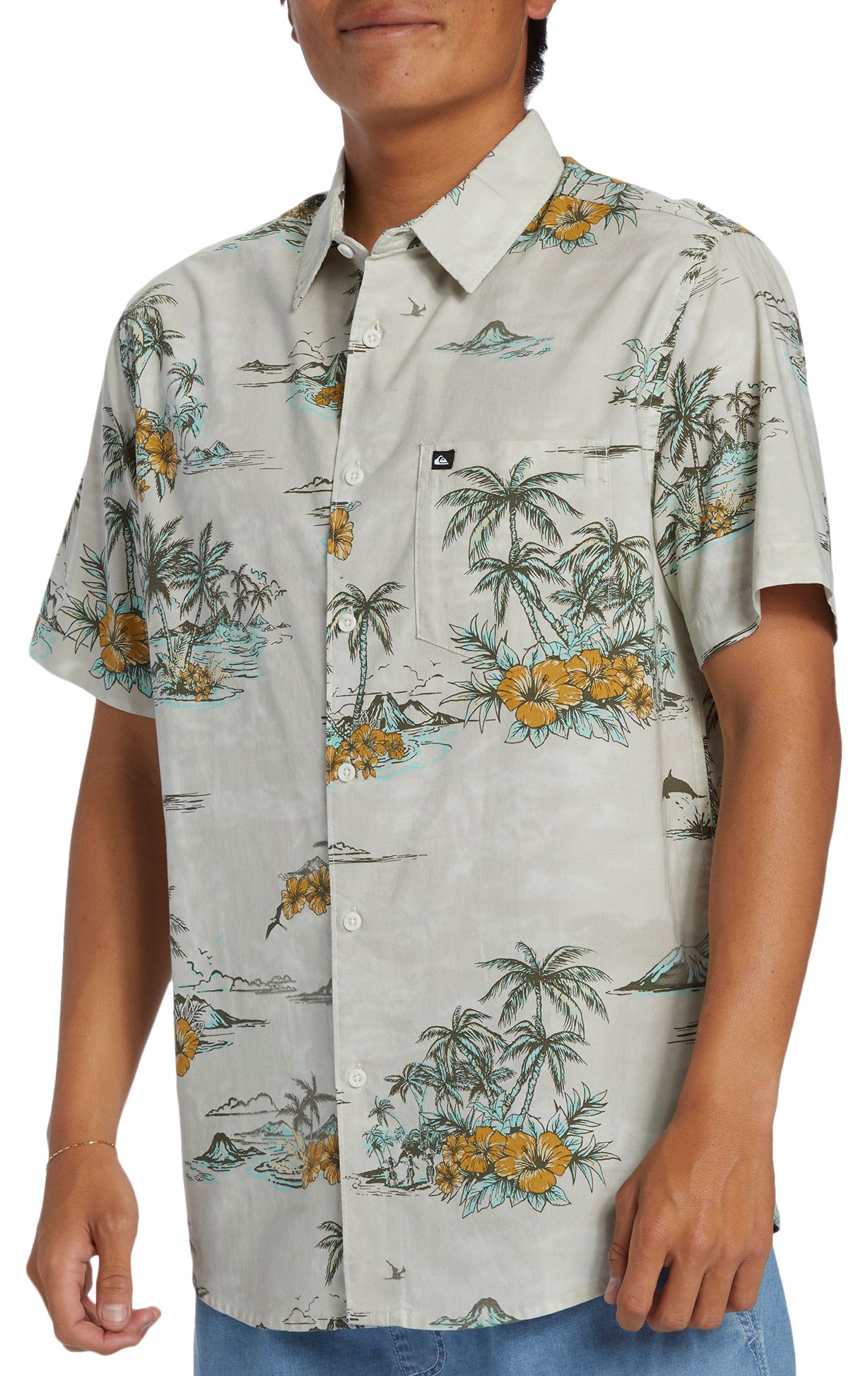 Quiksilver Men's Apero Classic Short Sleeve Pocket Shirt product image