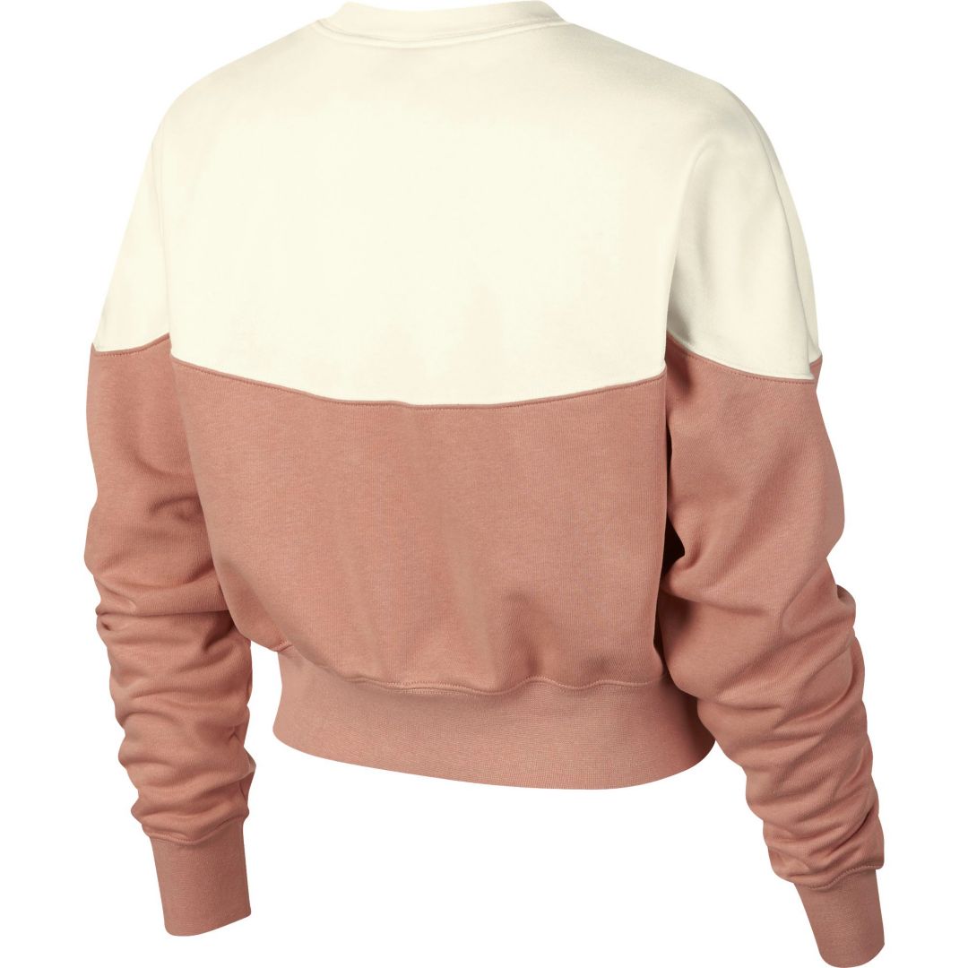Nike Damen Sweatshirt Heritage Fleece schwarzweiß Nike Damen Sweatshirt Heritage Fleece schwarzweiß