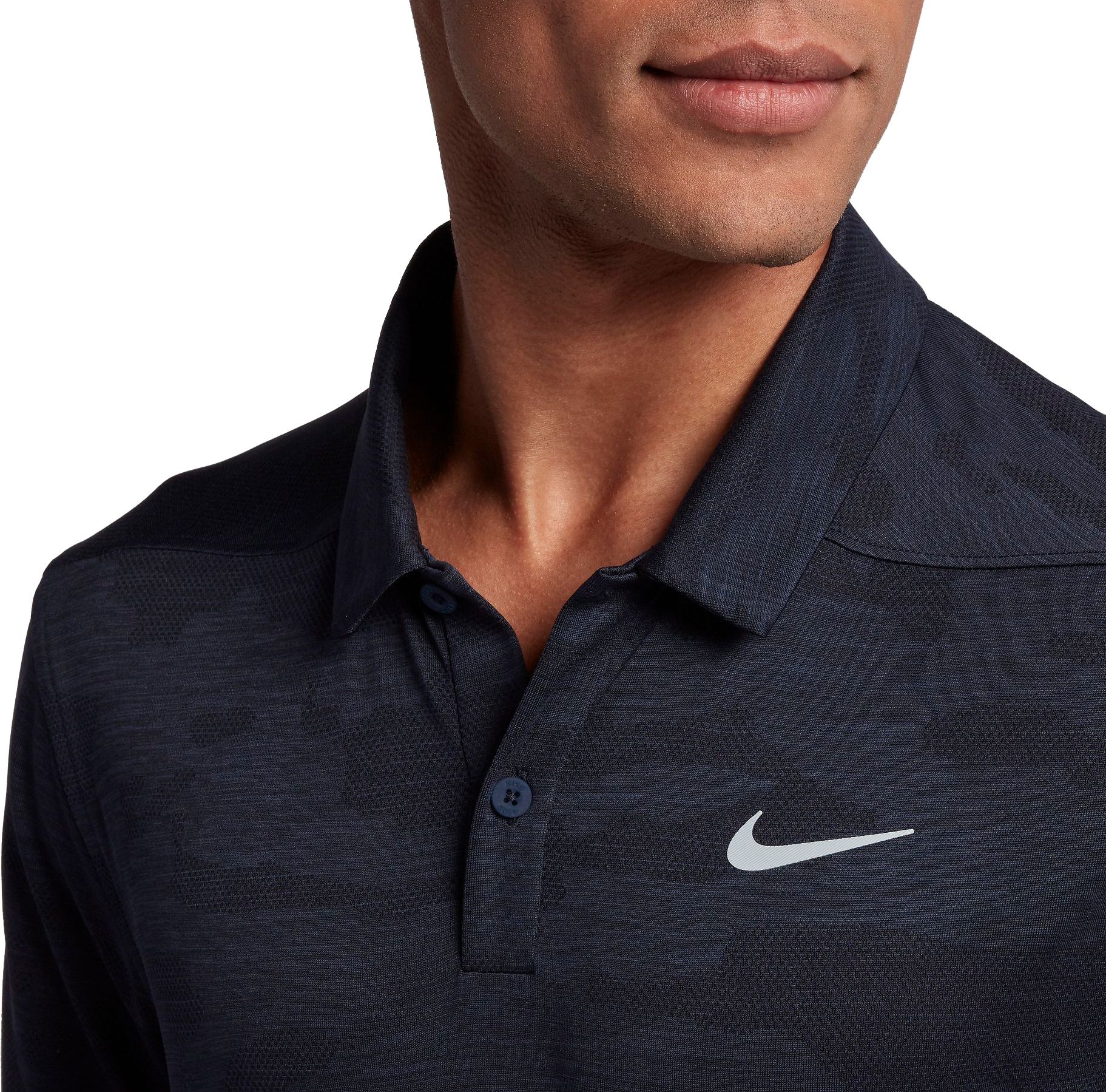 nike men's zonal cooling camo golf polo