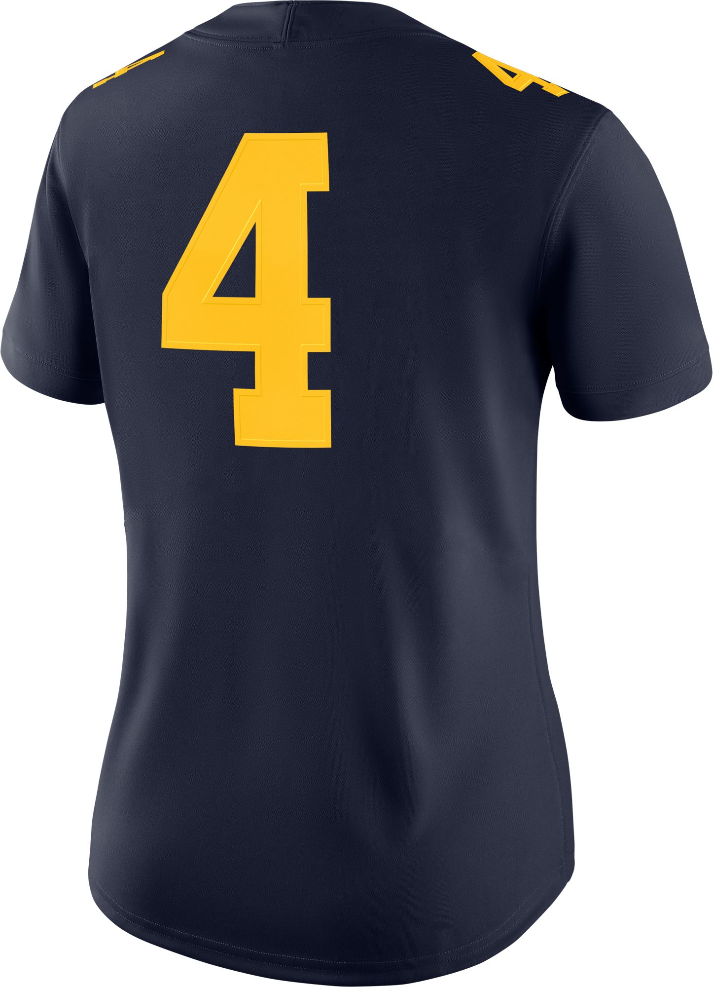 Jordan Women's Michigan Wolverines #4 Blue Dri-FIT Game Football Jersey product image