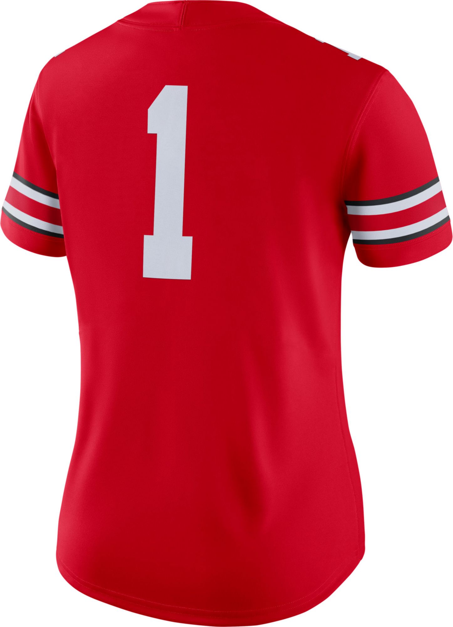 Nike Women's Ohio State Buckeyes #1 Scarlet Dri-FIT Game Football Jersey