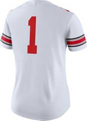 Nike Women's Ohio State Buckeyes #1 Dri-FIT Game Football White Jersey product image