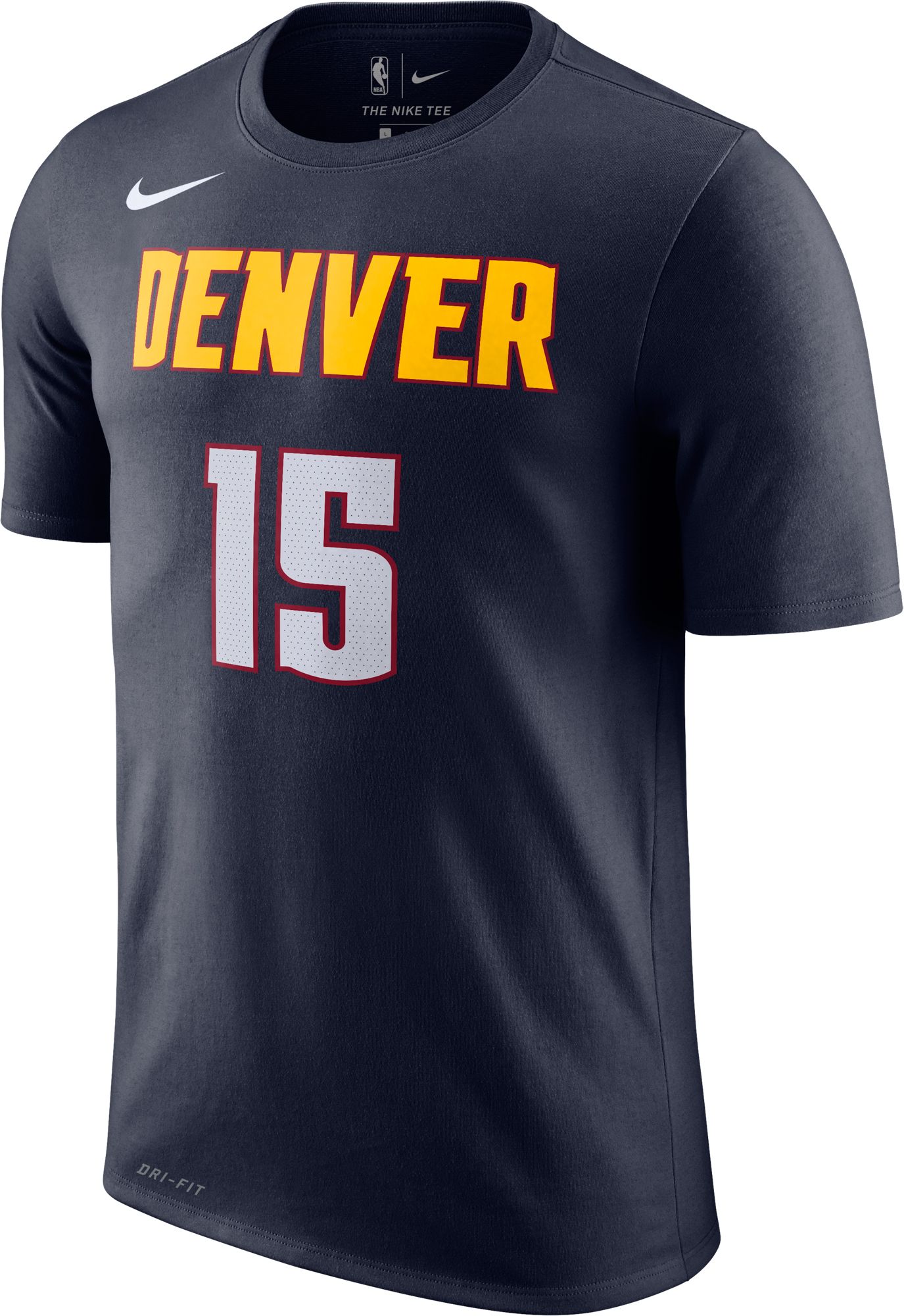 Nike Men's Denver Nuggets Nikola Jokic #15 Dri-FIT Navy T-Shirt product image