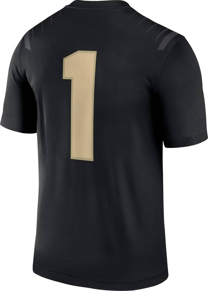 Men's Nike #1 Gold Purdue Boilermakers Untouchable Football Jersey Size: Large