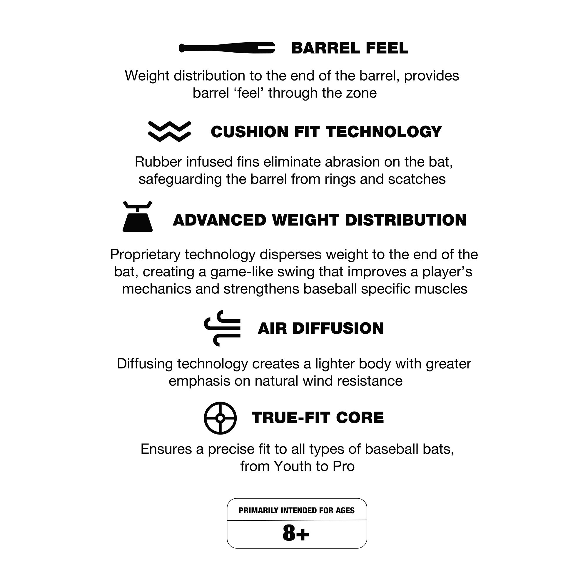 Varo ARC 12 oz. Bat Training Weight product image