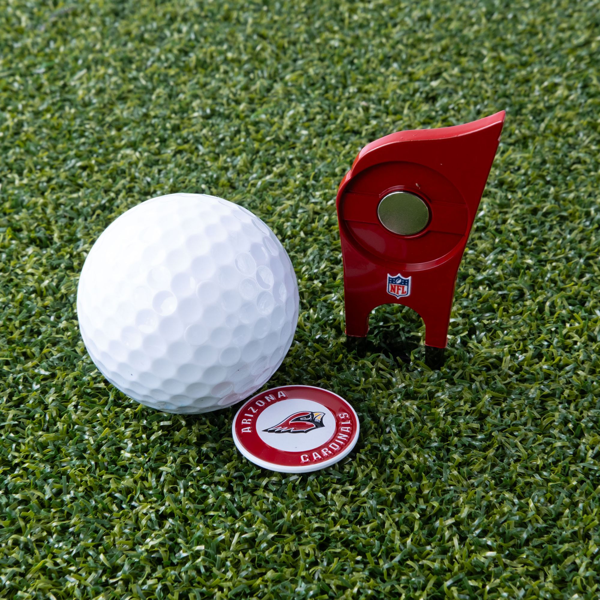 CMC Design Arizona Cardinals Divot Tool with Custom Shaped Removable Marker product image