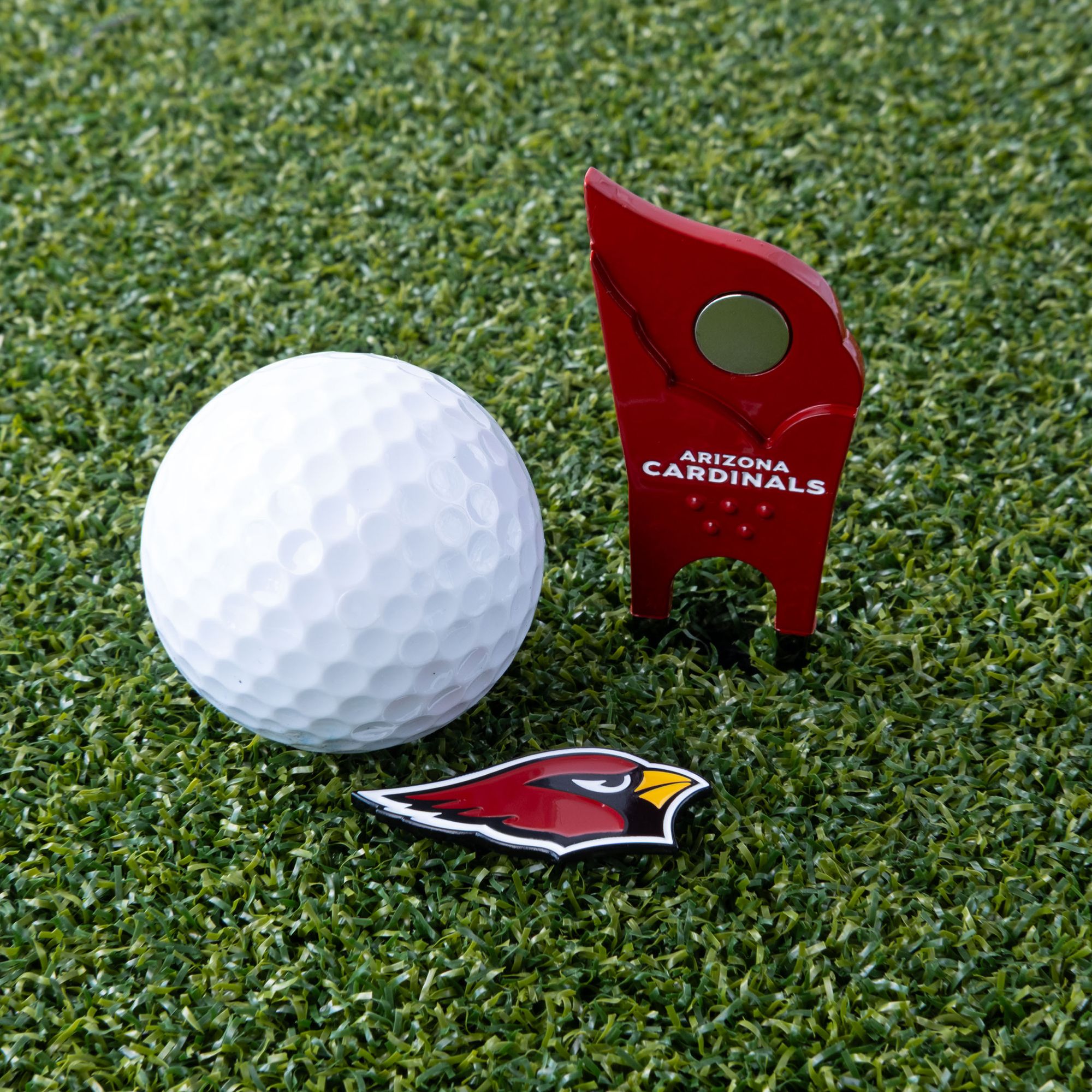CMC Design Arizona Cardinals Divot Tool with Custom Shaped Removable Marker product image