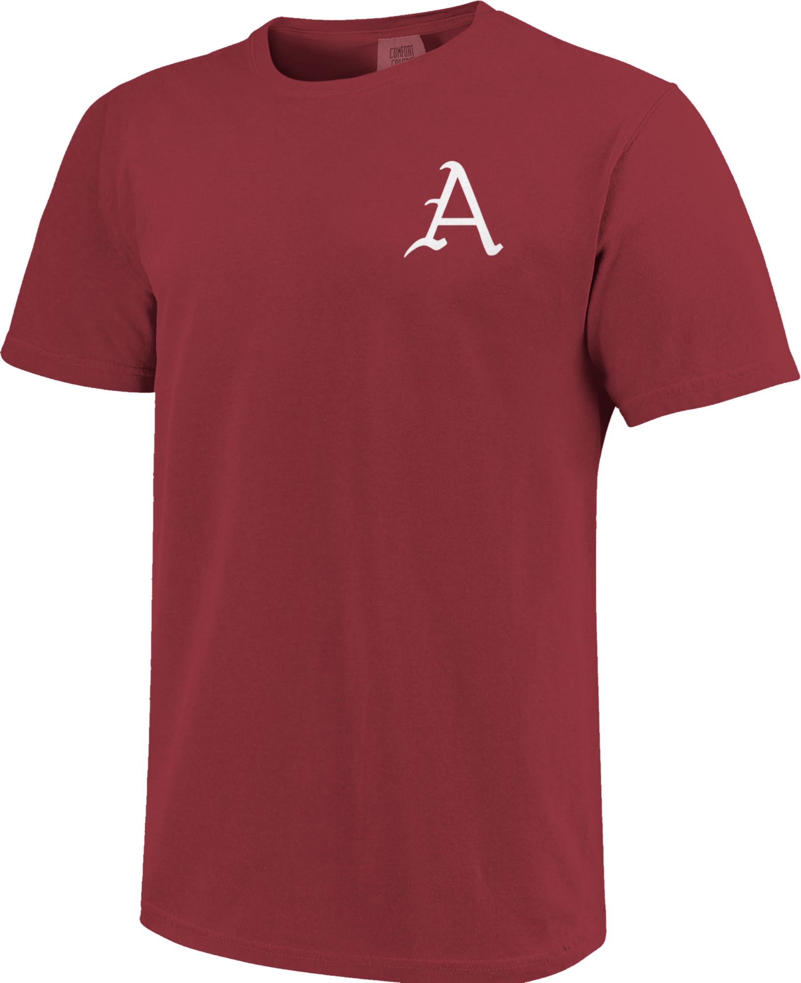 Image One Men's Arkansas Razorbacks Cardinal Flag T-Shirt product image
