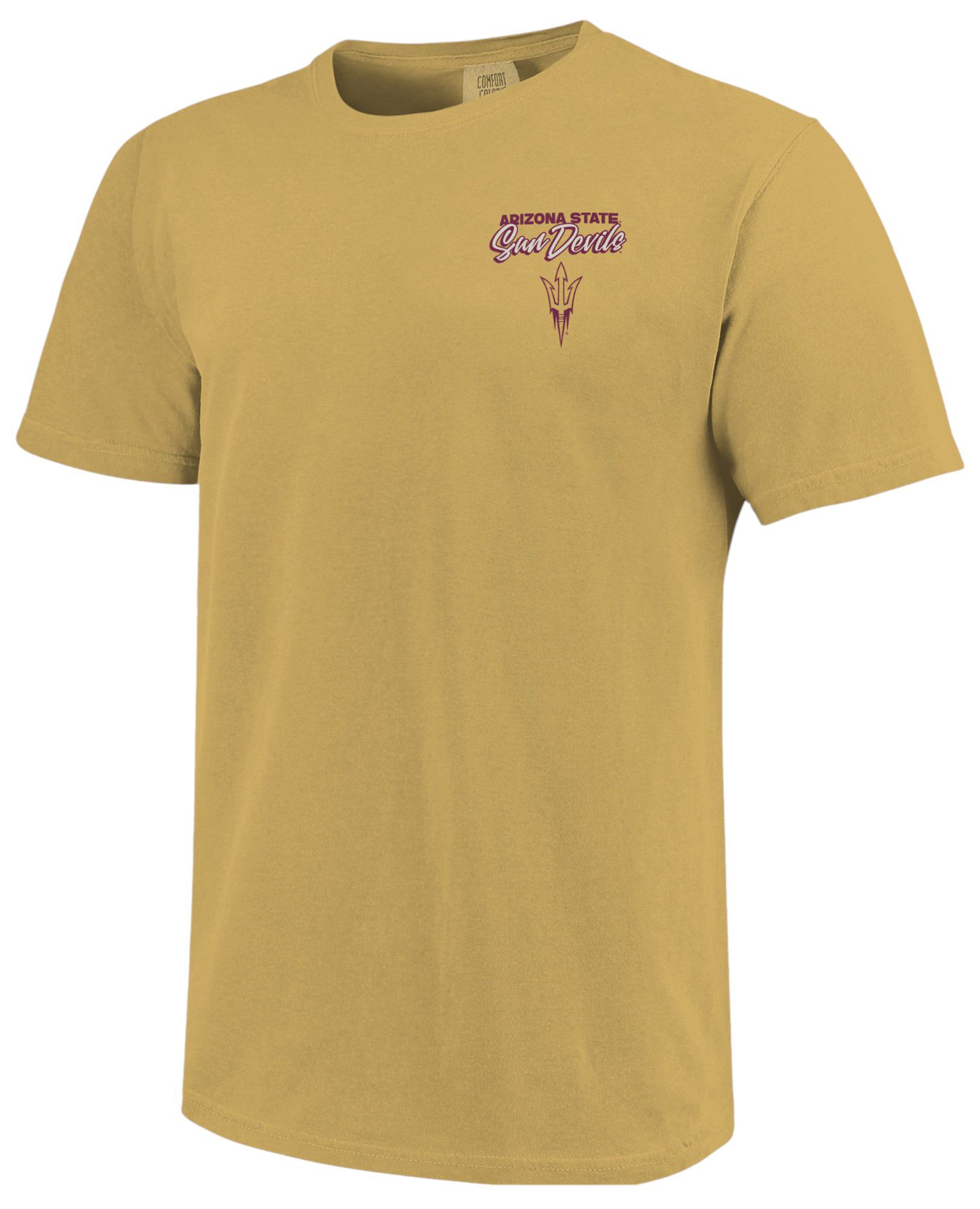 Image One Men's Arizona State Sun Devils Mustard Cactus State T-Shirt product image