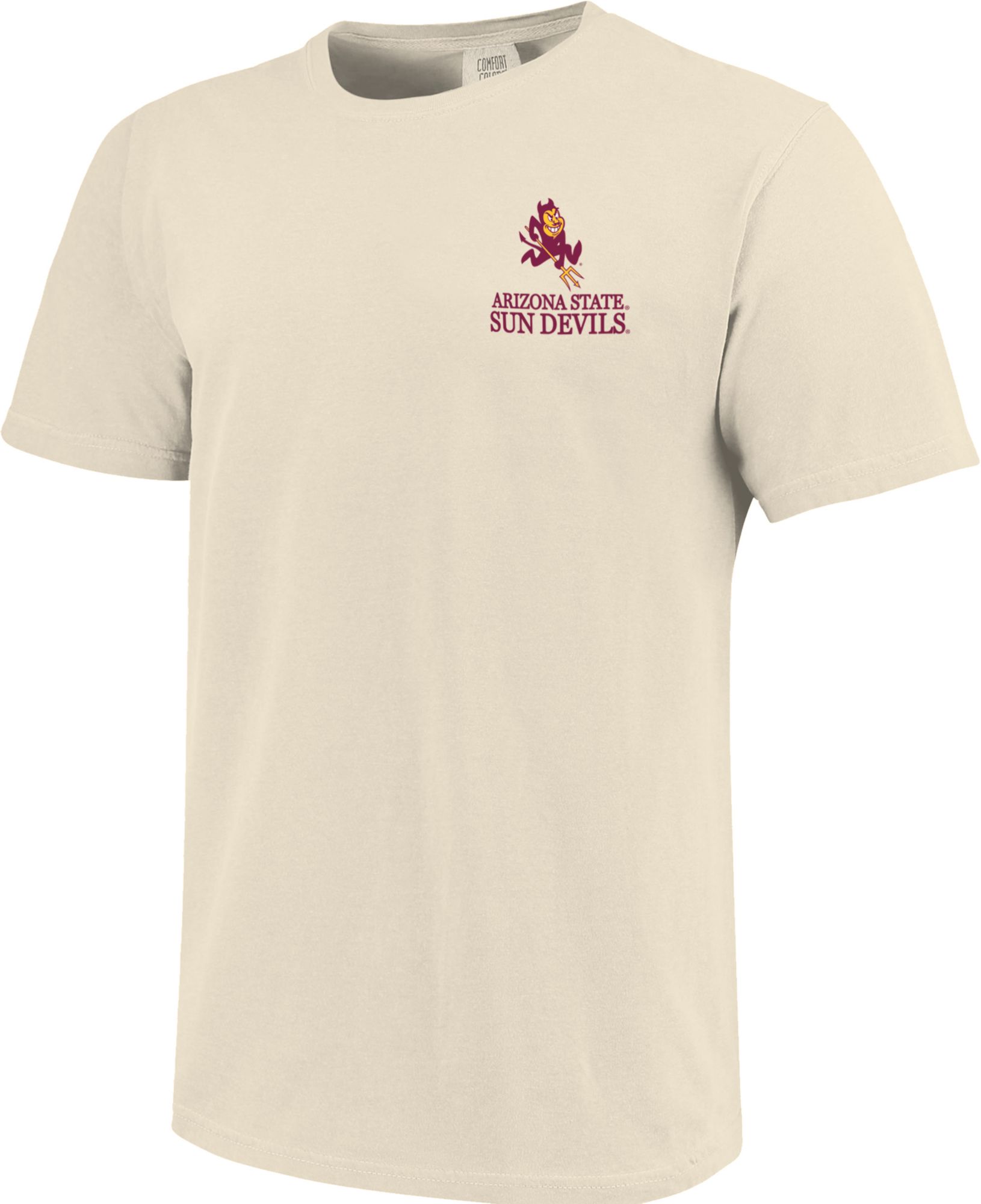Image One Men's Arizona State Sun Devils Ivory Americana Mascot 250 T-Shirt product image