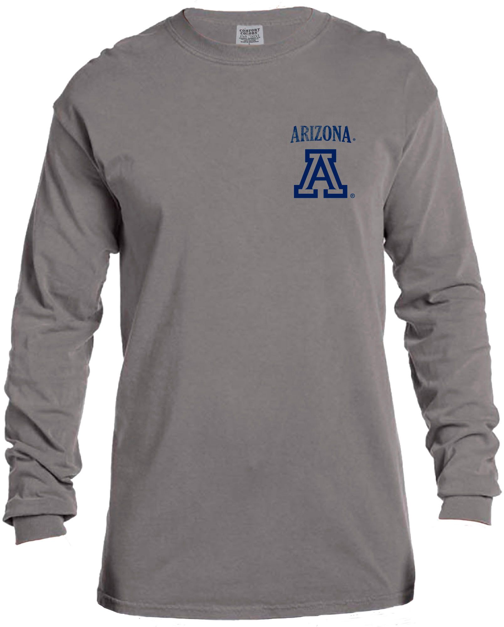 Image One Men's Arizona Wildcats Grey Vintage Poster Long Sleeve T-Shirt product image