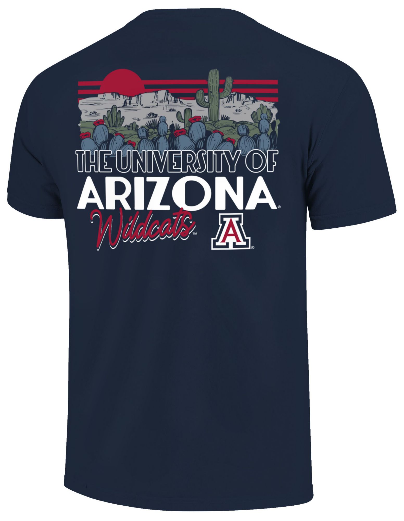 Image One Men's Arizona Wildcats Denim Cactus Shadows T-Shirt product image
