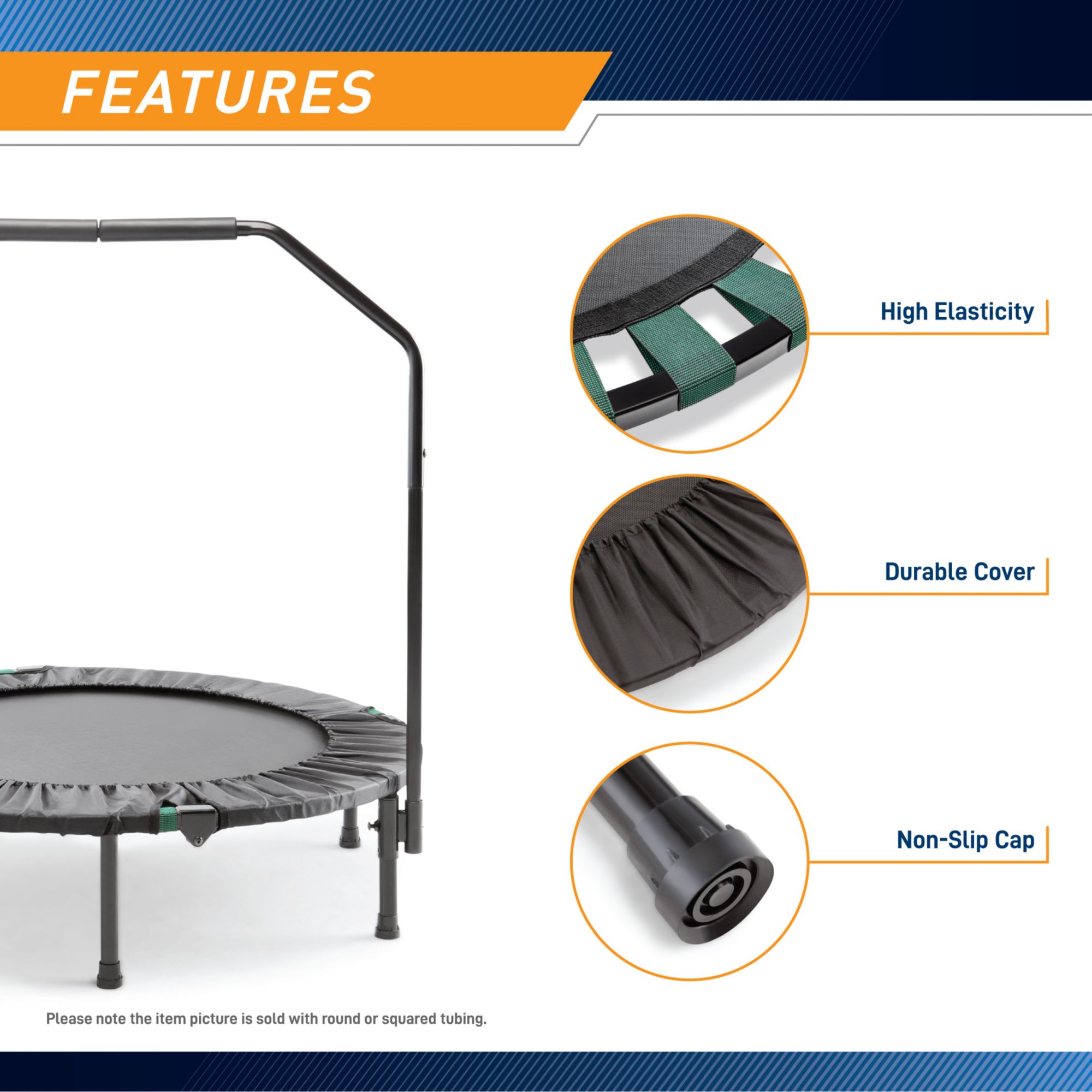 Marcy 40 Inch Cardio Trampoline with Handle product image