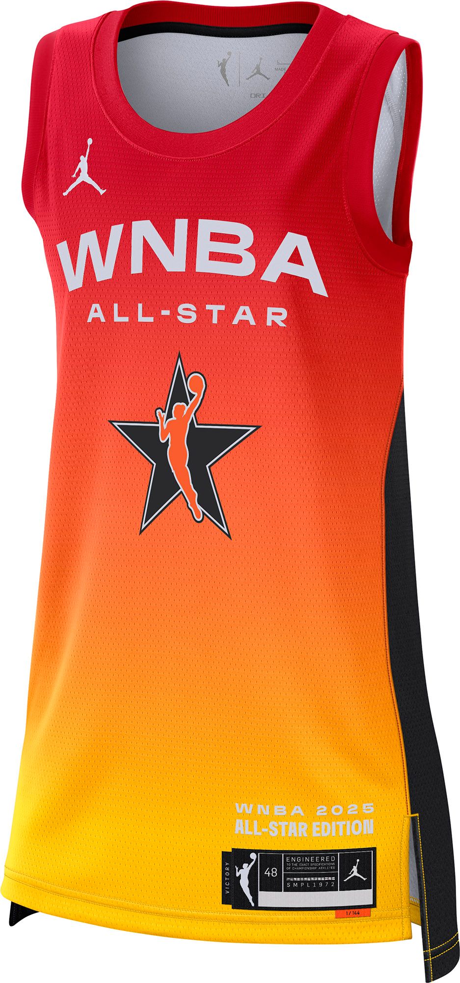 Jordan Adult 2025 WNBA All-Star Game Kelsey Mitchell #0 Orange Jersey product image