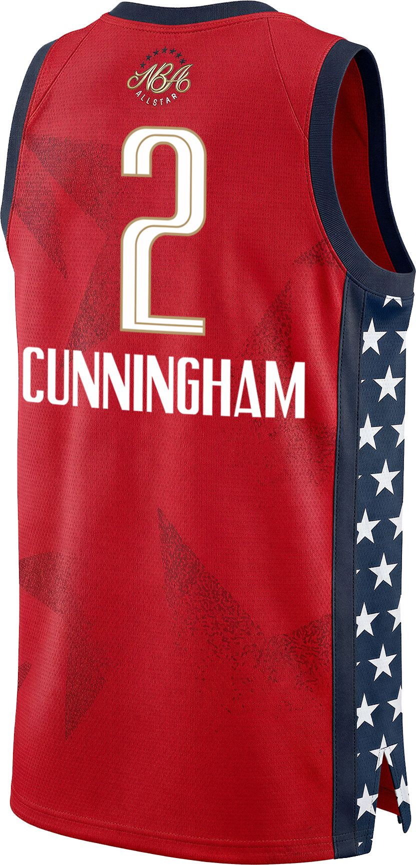 Jordan Youth 2025-26 NBA All-Star Game Cade Cunningham #2 Red Swingman Jersey product image