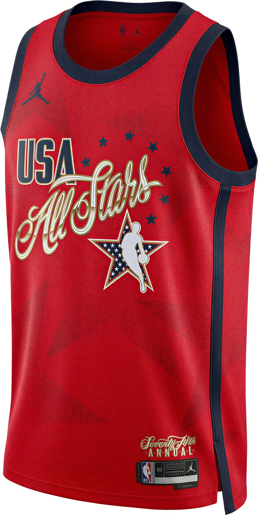 Jordan Youth 2025-26 NBA All-Star Game Cade Cunningham #2 Red Swingman Jersey product image