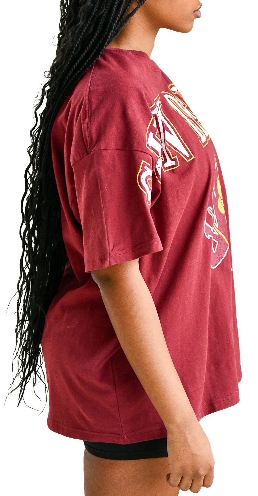Gameday Social Women's Arizona State Sun Devils Maroon The Band Short Sleeve T-Shirt product image
