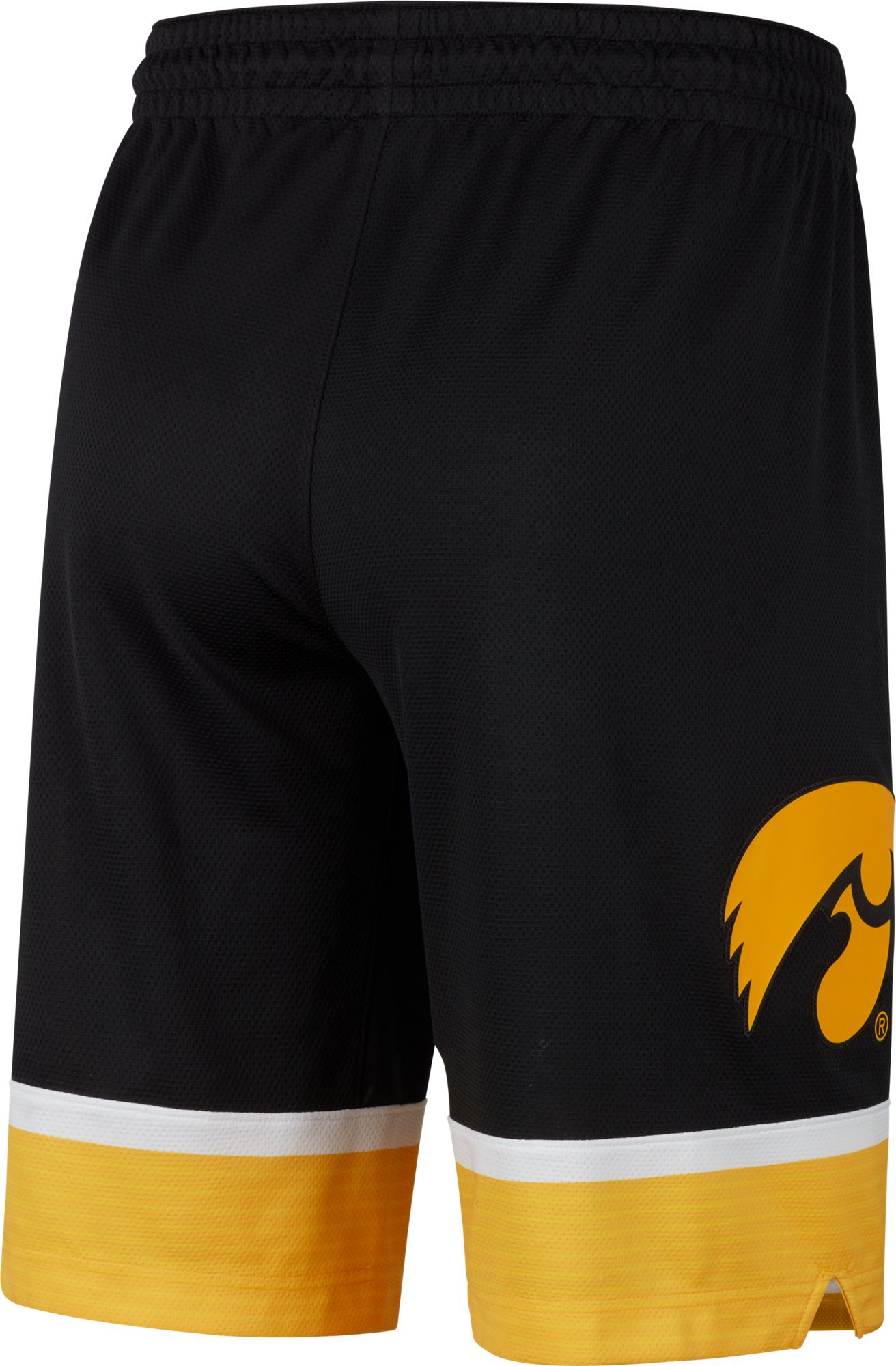 Nike Men's Iowa Hawkeyes Replica Basketball Black Shorts