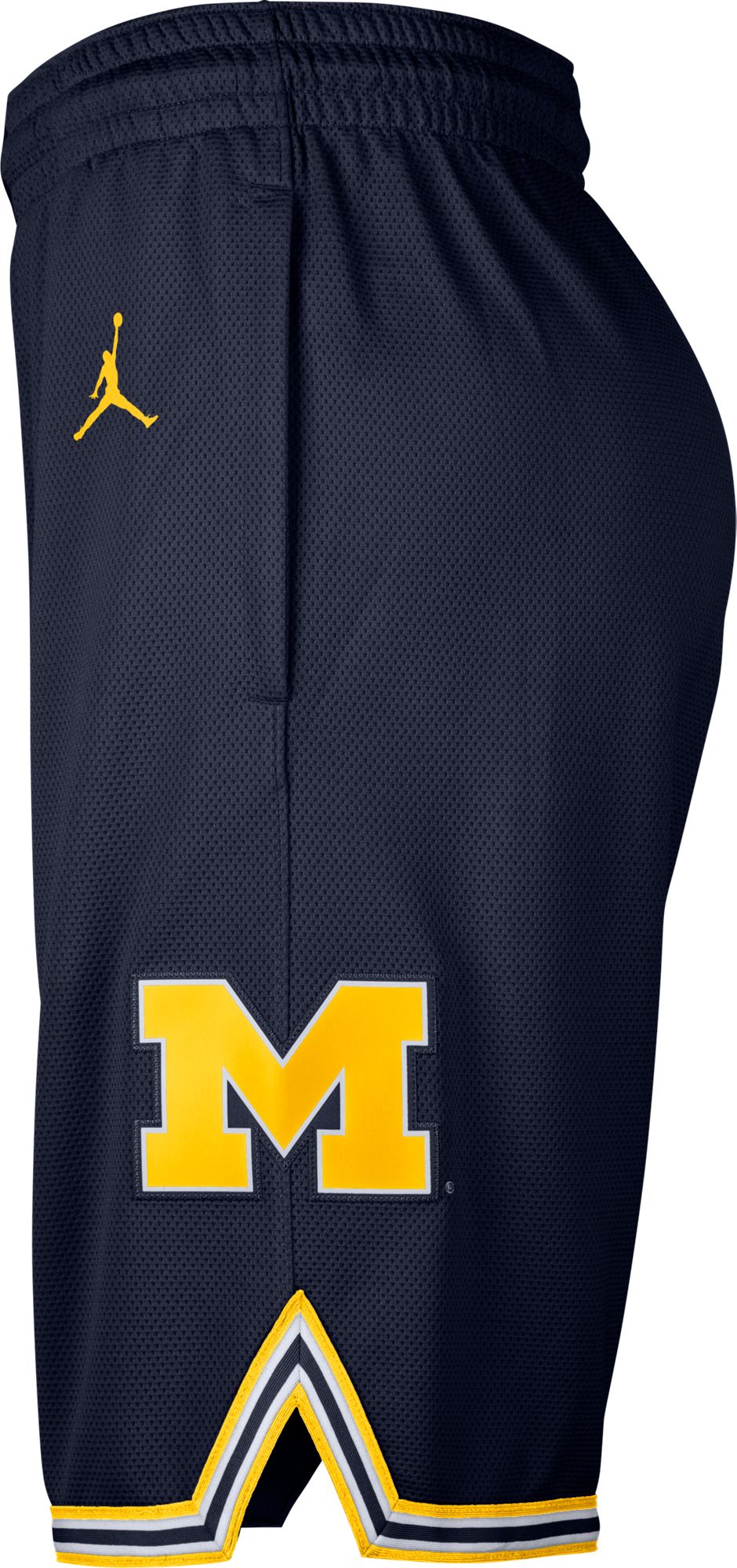 Jordan Men's Michigan Wolverines Blue Replica Basketball Shorts product image